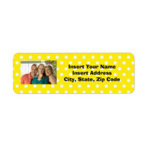 Custom Photo Avery Address Label