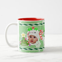 Custom Photo  Baby's First Christmas Mug