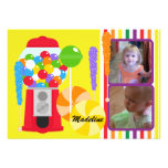 Custom Photo Candy Shoppe Birthday Invitation