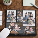 Custom Photo Collage Mousepad Add your 6 Photos mousepads