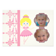 Custom Photo Dance Recital Birthday Invitation