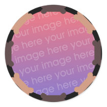 Custom Photo Dog Bone Stickers