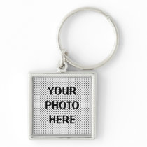 CUSTOM PHOTO KEY CHAIN TEMPLATE (SQUARE)