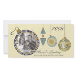 Custom Photo Ornament Holiday Photo Card :: 01