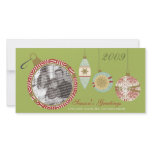 Custom Photo Ornament Holiday Photo Card :: 04