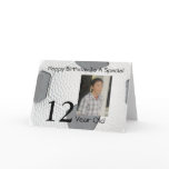 Custom Photo Soccer Birthday Card