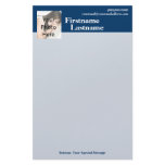 Custom Photo Stationery, Blue stationery