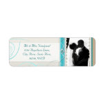 Custom  Photo Wedding Return Address Labels