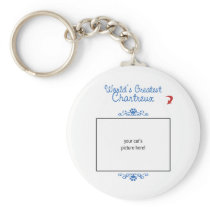Custom Photo! Worlds Greatest Chartreux Key Chain