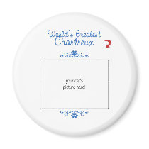 Custom Photo! Worlds Greatest Chartreux Magnets