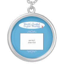 Custom Photo! Worlds Greatest English Mastiff Jewelry