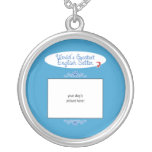Custom Photo! Worlds Greatest English Setter Personalized Necklace
