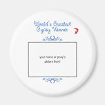 Custom Photo! Worlds Greatest Gypsy Vanner Fridge Magnets