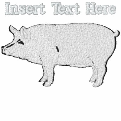 Custom Pig Embroidered Shirt