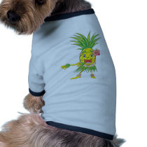 Custom Pineapple Hula Dancer Dancing