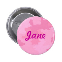 Custom Pink Camouflage Button