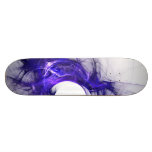 Custom Purple Flame Board Skate Decks