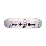 Custom Purple X-Ray Skeletons Afternoon Stroll Custom Skateboard