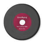 Custom Record Refrigerator Magnet