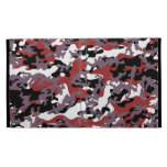Custom Red Camo Caseable Universal iPad Folio Case