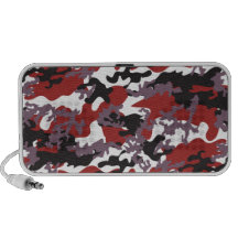 Custom Red Camo Doodle Speaker