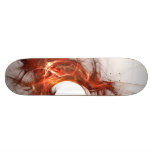 Custom Red Flame Board Skate Board Decks