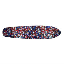 Custom retro Skateboard patriotic customizable