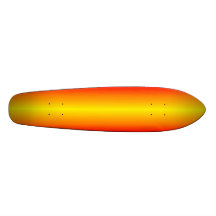 Custom retro surfboard style Skateboard