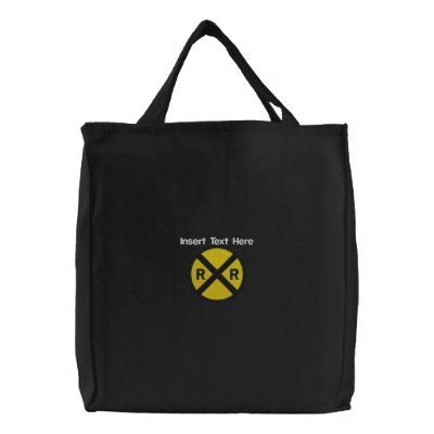 Custom Road Signs Embroidered Bag by fathersdaytshirts