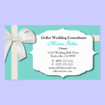 Custom Robin Egg Blue Business Cards business cards