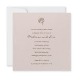 custom rose invitation