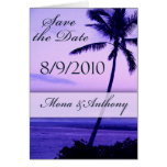Custom Save the Date - Hawaii style Cards