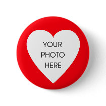 Custom Scribbleprint Heart Border ... - Customized buttons