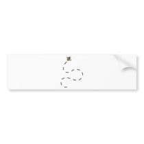 Custom Shirts : Flying Trail Bee Shirts Bumper Sticker