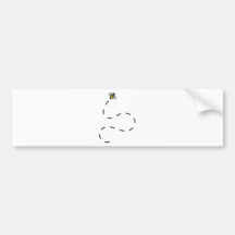 Custom Shirts : Flying Trail Bee Shirts Bumper Sticker