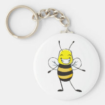 Custom Shirts : Happy Bee Shirts Key Chains