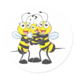 Custom Shirts : Happy Dad Mom Baby Bee Shirts Stickers