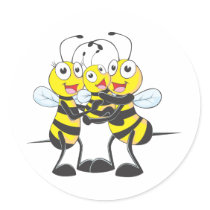 Custom Shirts : Happy Dad Mom Baby Bee Shirts Stickers