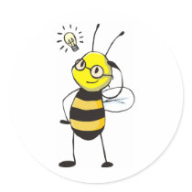 Custom Shirts : Idea Bee Shirts Sticker