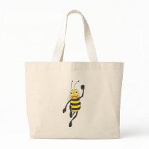 Custom Shirts : Running Jumping Bee Shirts Tote Bag