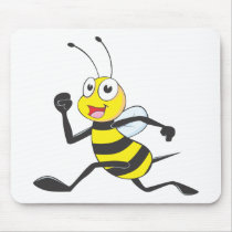 Custom Shirts : Running Jumping Bee Shirts Mousepads