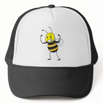 Custom Shirts : Strong Muscular Bee Shirts Mesh Hat