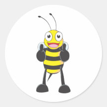 Custom Shirts : Thumbs up Bee Shirts Stickers