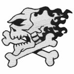 Custom Skull Embroidered Shirt