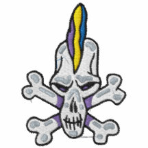 Custom Skull Embroidered Shirt