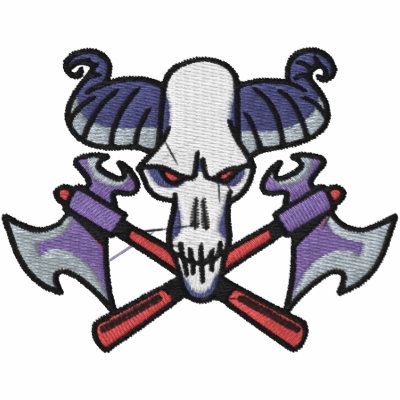 Custom Skull Embroidered Shirt