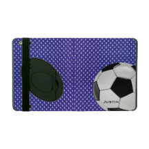 Custom Soccer iPad Case with Stand