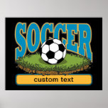 Custom Soccer Poster