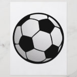 Custom SoccerBall for soccer Teams and Soccer Fans Flyer Design