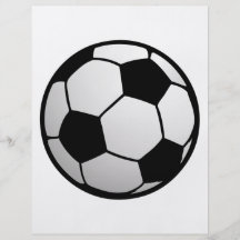 Custom SoccerBall for soccer Teams and Soccer Fans Flyer Design